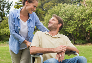 Disabled Dating Couple